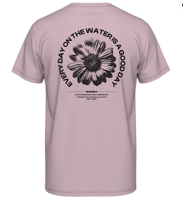 Naish flower tee (pink)